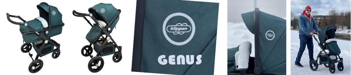 Carucior 2 in 1 Klippan Genus cu roti gonflabile