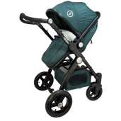 Carucior transformabil cu roti gonflabile Klippan GENUS 2 in 1 Verde