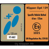 Scaun auto Klippan OPTI129 i-Size Rearfacing 125 cm/32 Kg Sunset